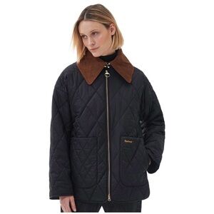 Barbour Women's Black Quilted Jacket- Woodhall